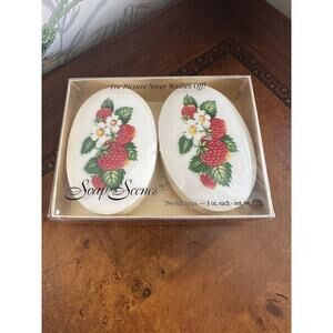 Soap Picture Strawberries 3 oz Lasting Impressions (Picture Doesn't Wash Off!)